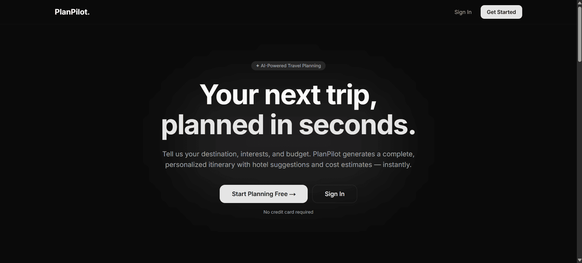 AI Travel Planner